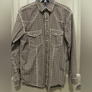 Men’s western pearl snap